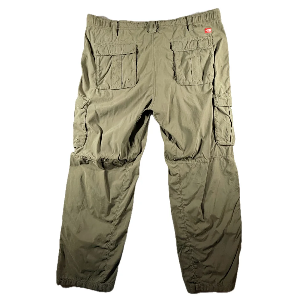 The North Face Men’s Convertible Cargo Pants Zip-Off Shorts Olive 36 Short